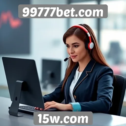 Funcionalidade do suporte ao cliente no site 99777bet.com